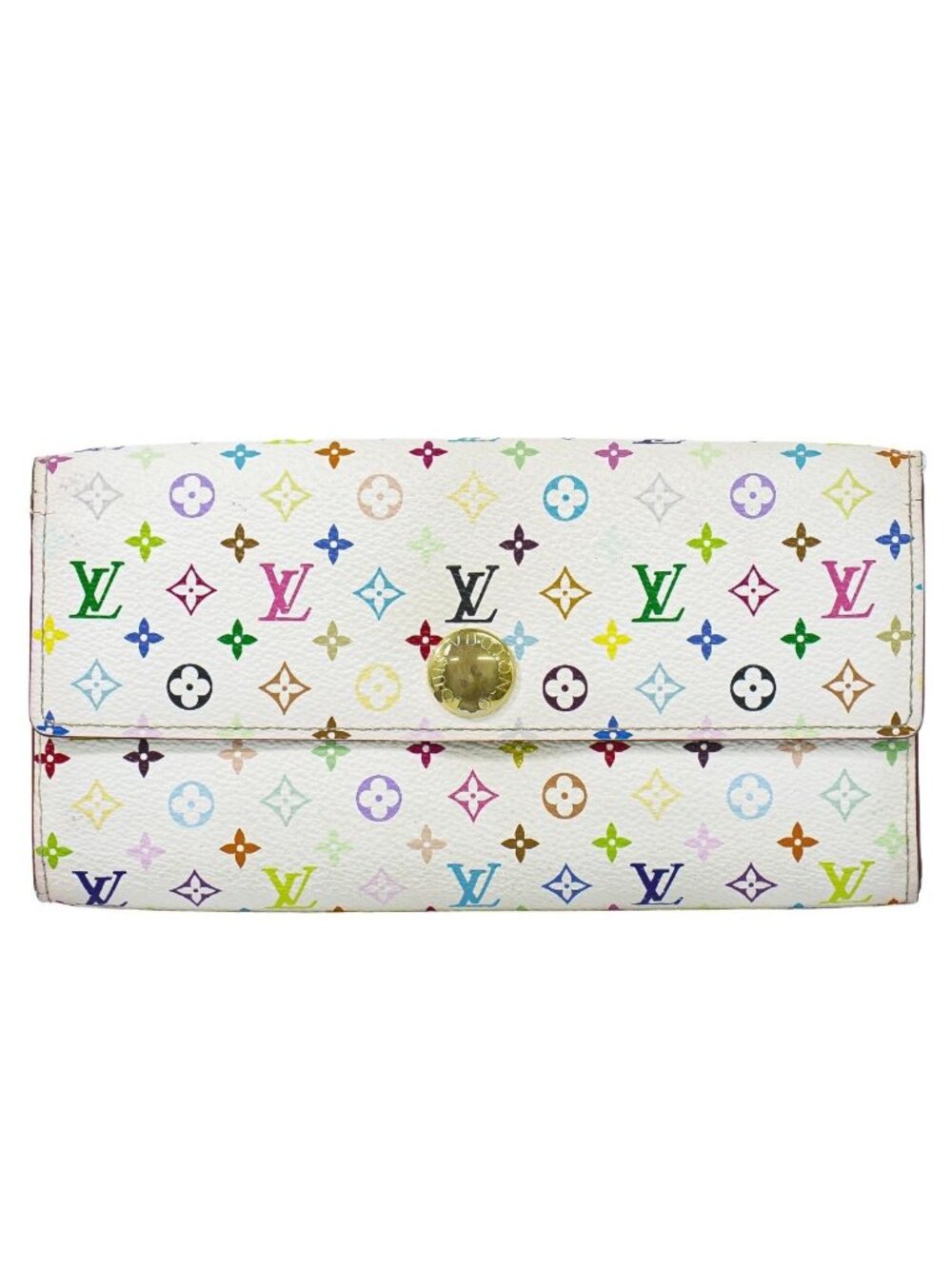 Louis Vuitton LV Portefeuille Sarah Monogram Multicolor Takashi Murakami Wallet